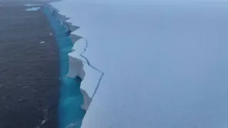 Dunyodagi eng katta aysberg deyarli butunlay erib ketdi