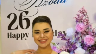 Azoda o'zining 26 yoshini yaqinlari davrasida nishonladi