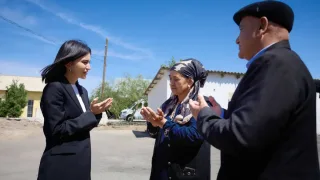 Saida Mirziyoyeva Xorazmda ijtimoiy obyektlar holatini o'rgandi