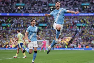 Manchester Siti finalga chiqdi: Gvardiola Gonsalesning goli bilan hayratda qoldi