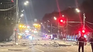 Moskva markazi yaqinida dron hujumi natijasida bino shikastlandi