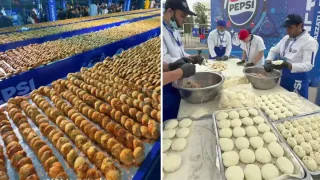 O‘zbekiston oshpazlari 12 mingdan ortiq somsa tayyorlab rekord o‘rnatdi