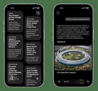 Apple suniy intellekt yordamida yangi Siri imkoniyatlarini taqdim etadi