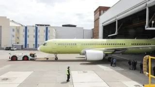 Ilk seriyali MS-21-310 samolyoti sinov parvozlariga tayyorlanmoqda