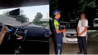 Urgutda haydovchilik guvohnomasisiz yuqori tezlikda harakatlangan yigit aniqlandi
