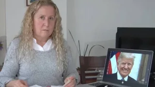 Trampning qizi ekanini da’vo qilayotgan ayol uchrashuv so‘ramoqda