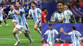 Argentina Misr ustidan irodali gʻalaba qozonib chorak finalga chiqdi