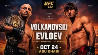 Volkanovski va Yevloyev Abu-Dabidagi UFC turnirida to‘qnash keladi