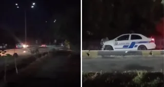 Qashqadaryoda YPX xodimlaridan qochgan haydovchi avariyaga uchradi