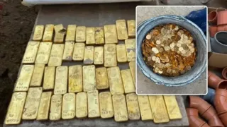 Belgiyadagi bino devorlari orasidan millionlik oltin xazina topildi