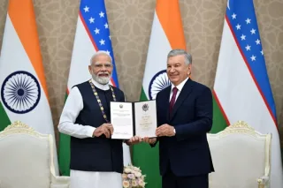 Prezident Narendra Modiga Oliy Darajali Do‘stlik ordenini topshirdi