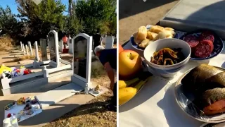 Qabristondagi tushlik holati jamoatchilikda turli muhokamalarni keltirib chiqardi