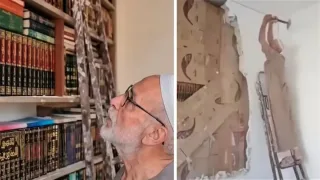 Suriyada o‘n besh yil devor ortida saqlangan kutubxona topildi