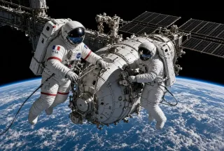 Ayol astronavtlar xalqaro kosmik stansiyada texnik ishlarni bajardi