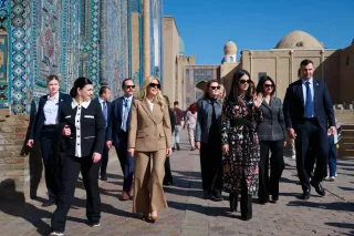 Saida Mirziyoyeva Janett Rubioni Samarqandning tarixiy obidalari bilan tanishtirdi