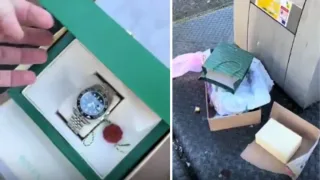 Fransiyada chiqindi qutisi yonidan qimmatbaho Rolex soati topildi