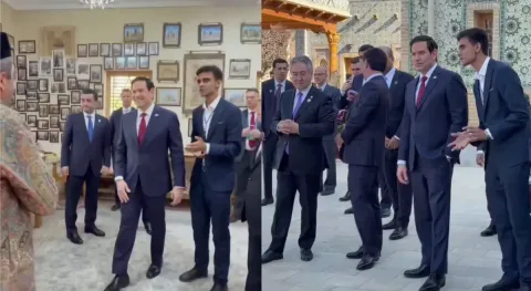 Marko Rubio Samarqanddagi milliy hunarmandchilik namunalarini yuqori baholadi