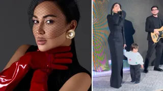 Munisa Rizayeva o‘g‘li Aleks bilan sahnada qo‘shiq kuyladi