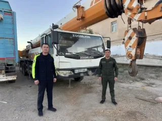 Nukusda bankdan qarz bo‘lgan korxonaning avtokrani topildi