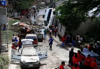 Meksikaning Syudad-Xuares shahrida kuchli sel va suv toshqinlari kuzatildi
