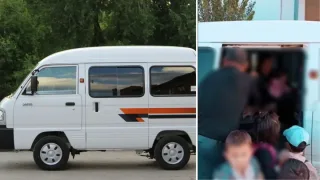 Mirzaobodda bolalarni xavfli tarzda tashigan haydovchiga chora ko‘rildi