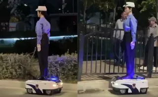 Shanxay ko‘chalarida tartibni saqlash uchun robotlar sinovdan o‘tkazilmoqda