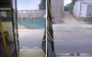 Toshkentda avtobus eshigini ochiq holda boshqargan haydovchi jazolandi