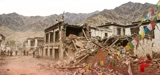 Tibetda yuz bergan kuchli zilzila oqibatida qurbonlar bor