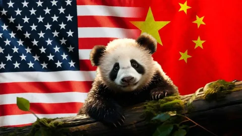 Xitoy AQShga diplomatiya doirasida ikki dona panda yuboradi