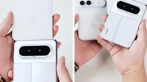 Huawei Pura X Max va iPhone Fold maketi o'zaro taqqoslandi