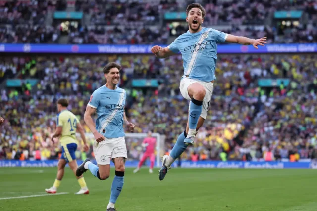 Manchester Siti finalga chiqdi: Gvardiola Gonsalesning goli bilan hayratda qoldi