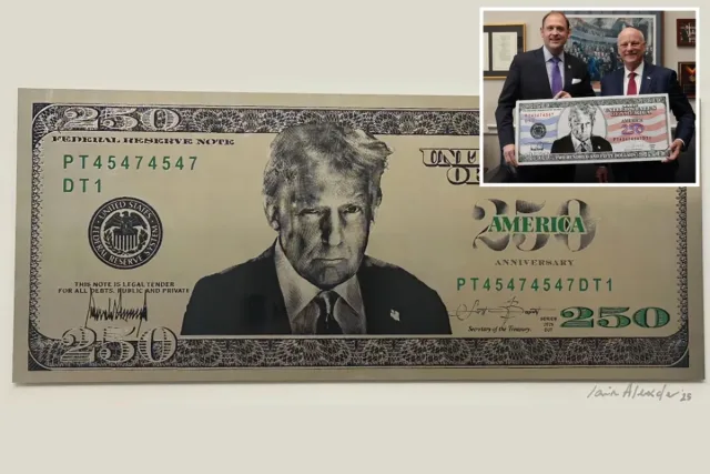 AQSHda Donald Tramp tasvirlangan yangi banknota muhokamalarga sabab bo‘lmoqda