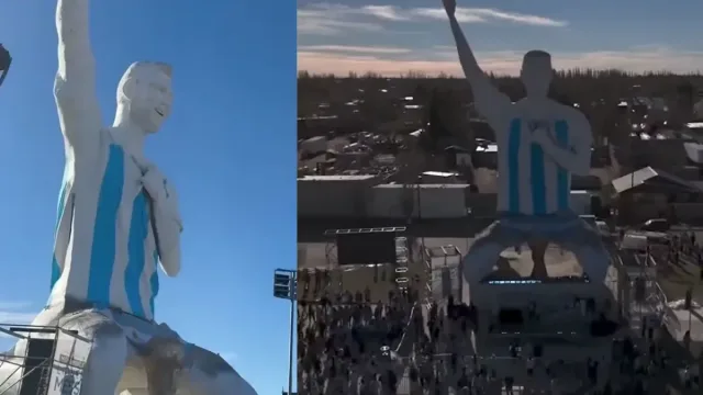 Argentinada Lionel Messiga bag‘ishlangan ulkan haykal qad rostladi