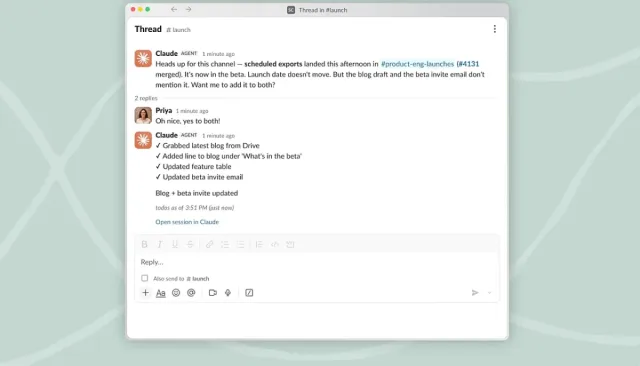 Anthropic Slack messenjeri uchun yangi Claude Tag agentini taqdim etdi