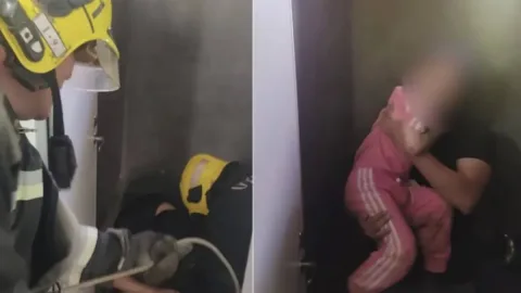 Yunusobodda qutqaruvchilar hojatxonaga tushib ketgan qizaloqni qutqarib qolishdi