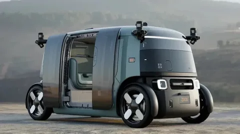 Amazon kompaniyasi ommaviy ishlab chiqarishga tayyor robotaksini namoyish qildi