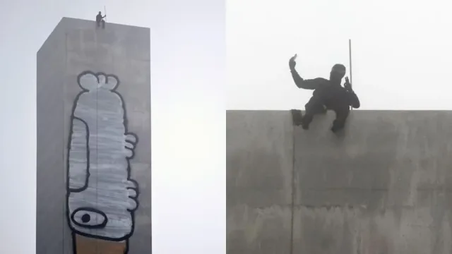 Melburnda ko‘prik minorasiga rasm chizgan graffitichi qo‘lga olindi