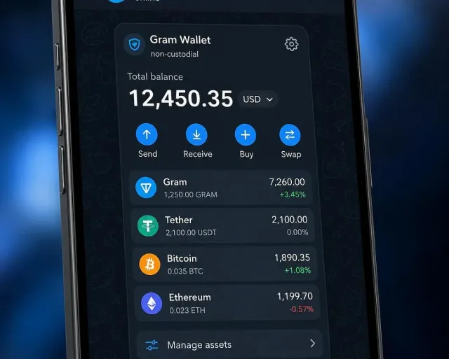 Telegram messenjerida kriptovalyuta hamyoni faoliyati yoʻlga qoʻyiladi