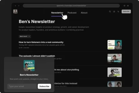 Riverside suniy intellekt yordamida podkastlarni matnli formatga o‘tkazadi