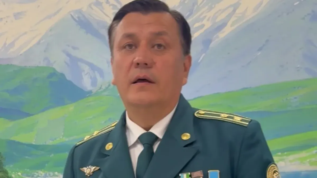 Uchqun Tillayevga muddatidan avval polkovnik maxsus unvoni berildi