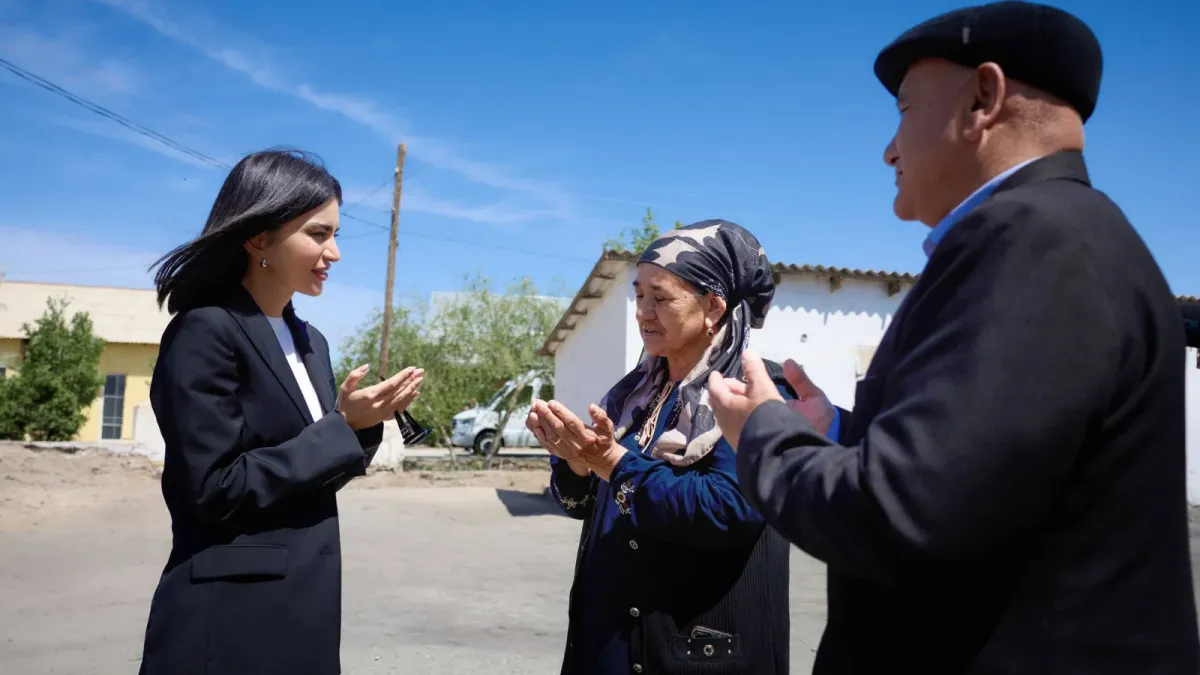 Saida Mirziyoyeva Xorazmda ijtimoiy obyektlar holatini o'rgandi