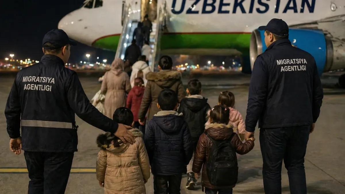 Rossiyada og'ir ahvolda qolgan yetti bola O'zbekistonga qaytarildi