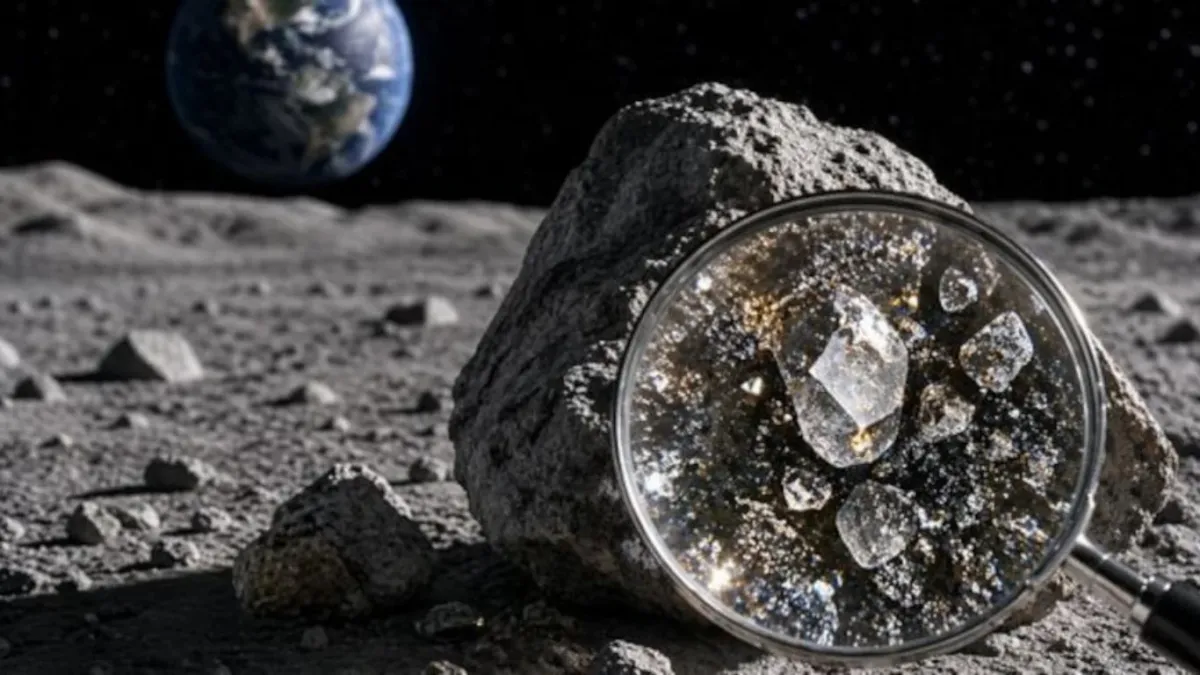 Xitoylik olimlar Oy namunalarida ikki yangi mineral aniqladi