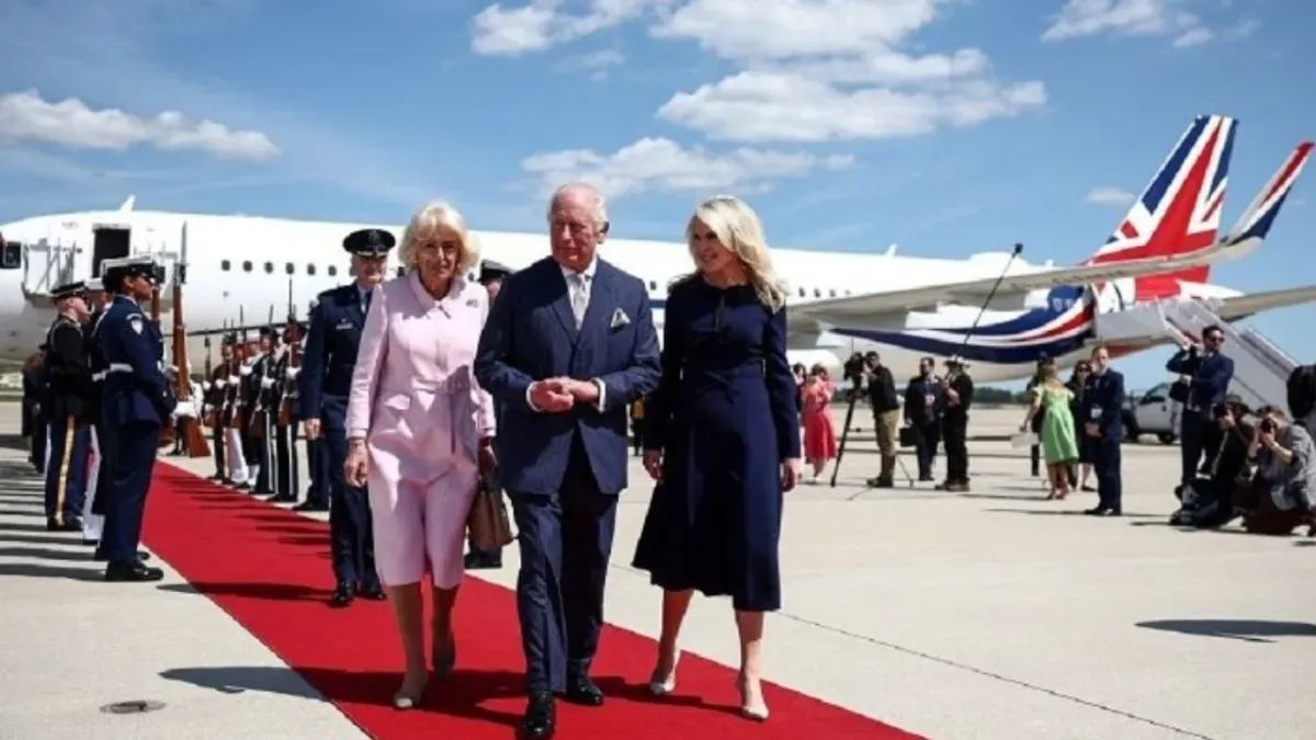 Britaniya qiroli Charlz III rasmiy tashrif bilan AQShga keldi