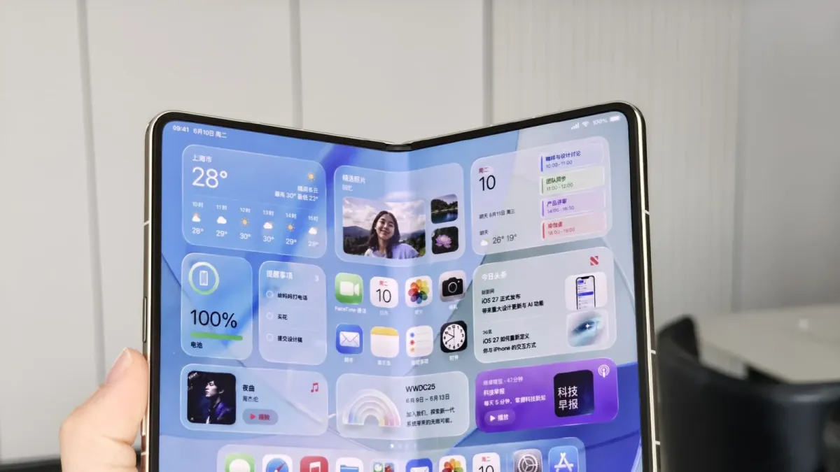 Tarmoqda buklanuvchi "iPhone Ultra" smartfonining ilk suratlari tarqaldi