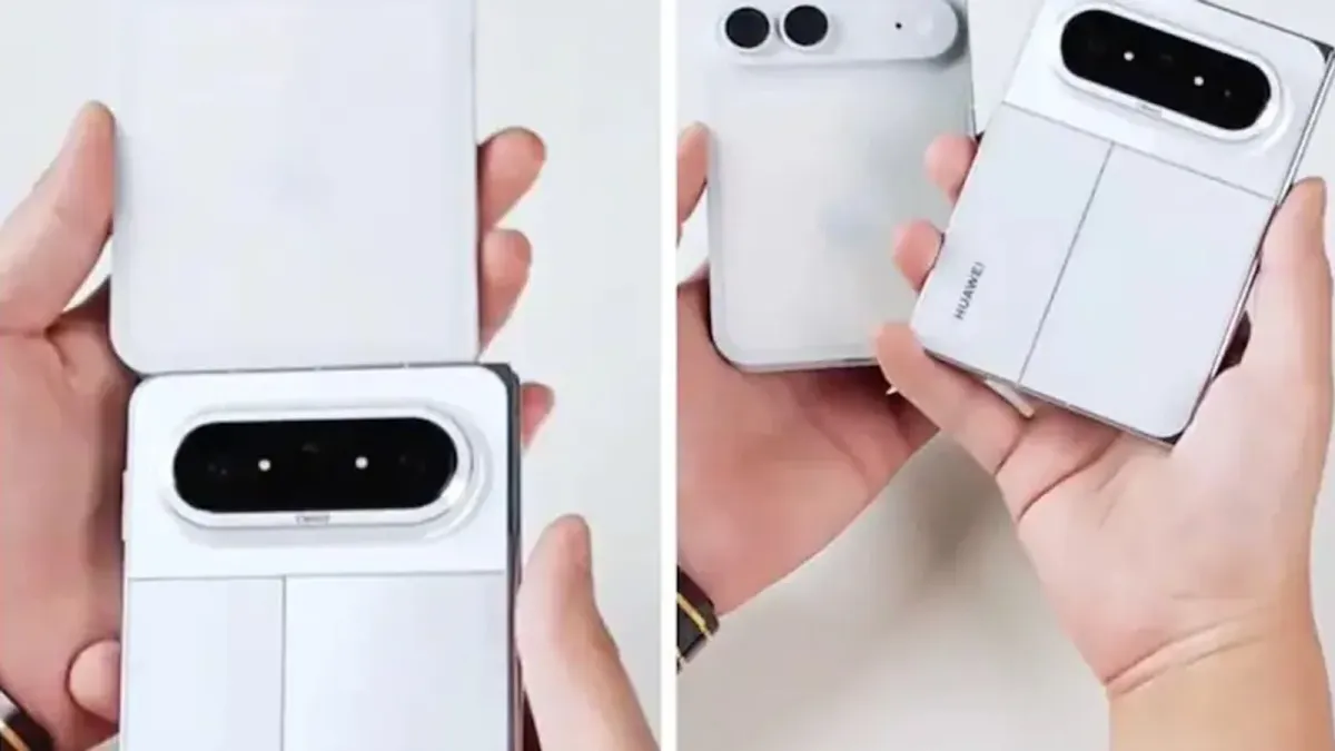Huawei Pura X Max va iPhone Fold maketi o'zaro taqqoslandi