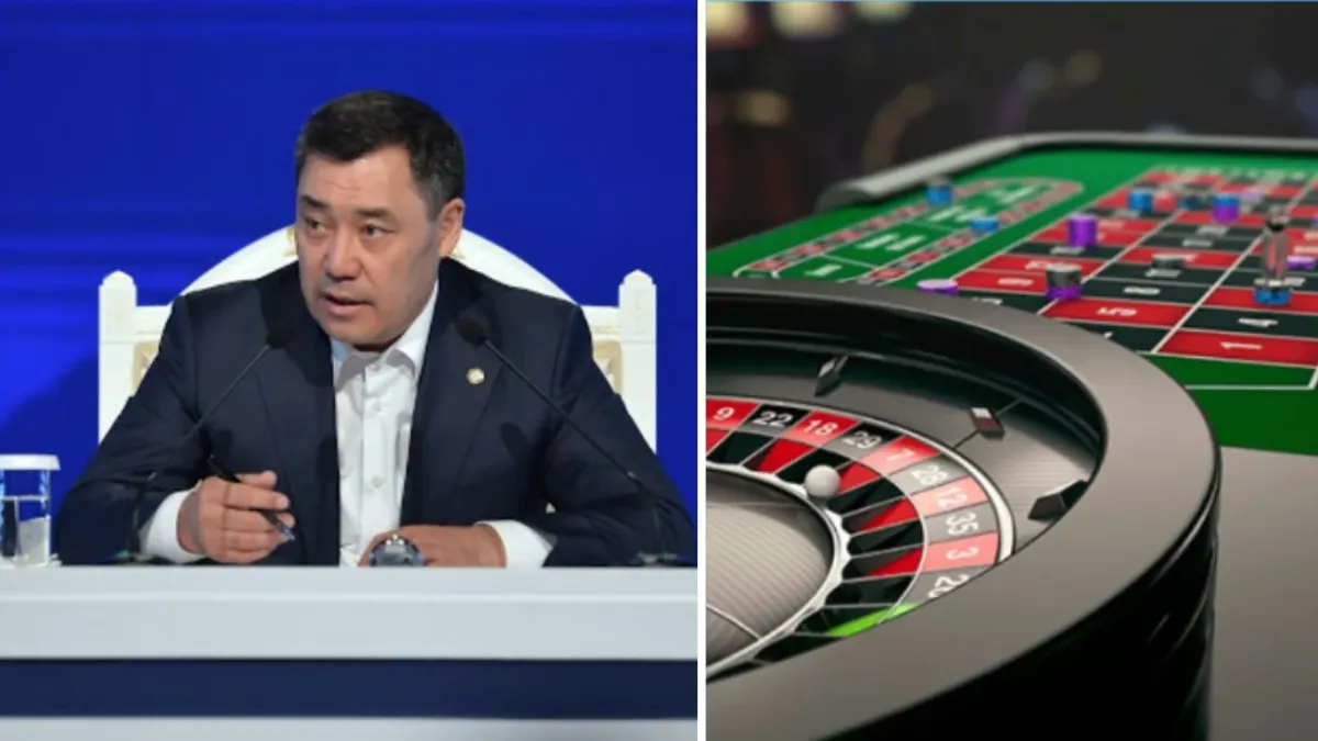 Japarov: Kazinolar faoliyatini tiklash qarori o'zini to'liq oqladi