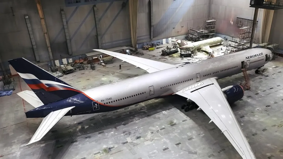 Aeroflot ilk bor Rossiyada Boeing samolyotini qayta bo‘yadi