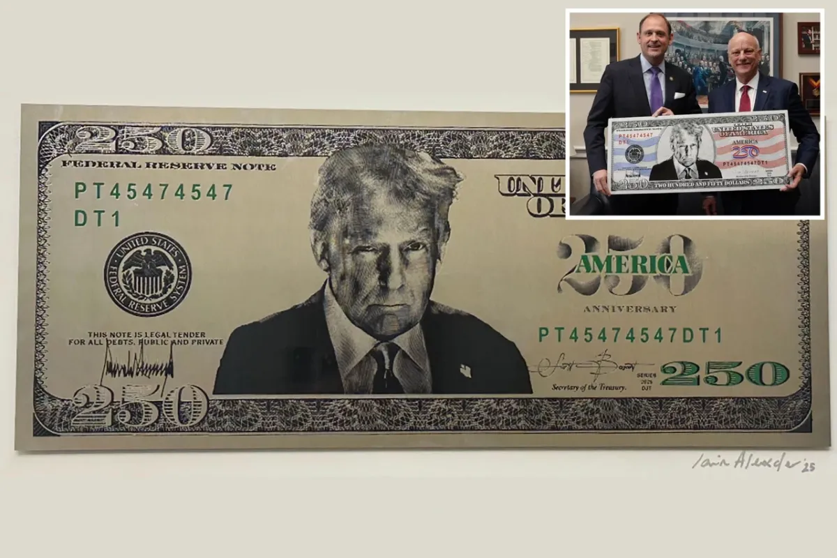 AQSHda Donald Tramp tasvirlangan yangi banknota muhokamalarga sabab bo‘lmoqda