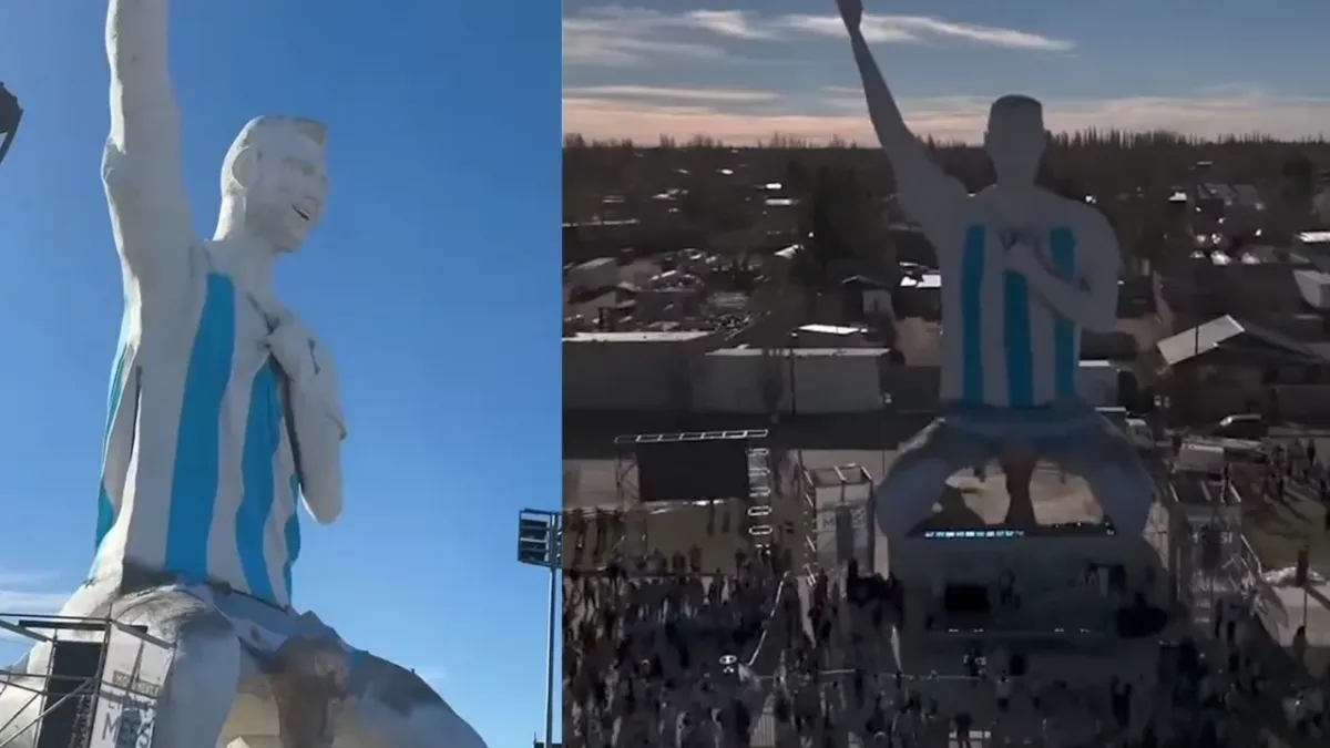 Argentinada Lionel Messiga bag‘ishlangan ulkan haykal qad rostladi